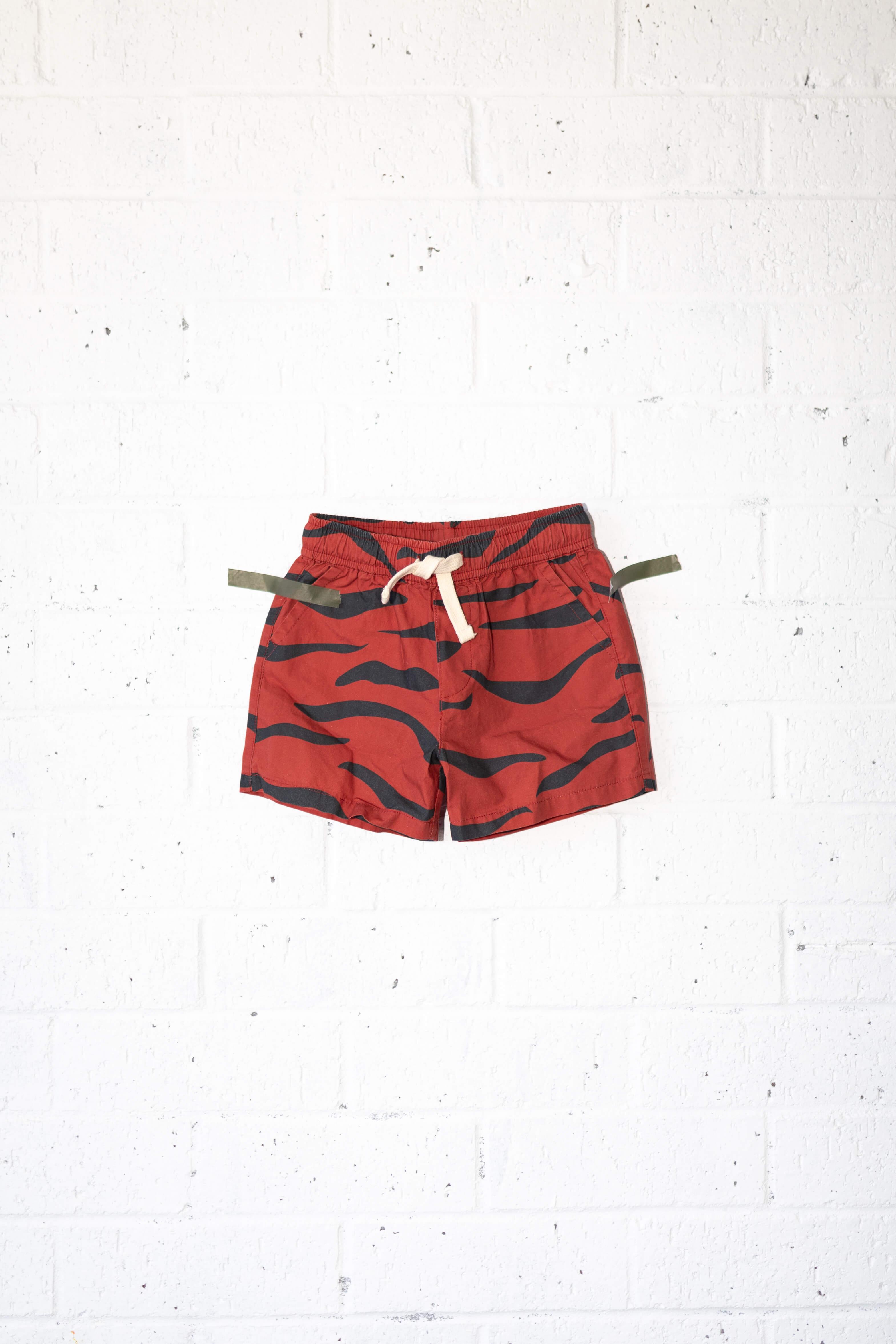 easy tiger rusty red shorts - Lil Groms Kids Co
