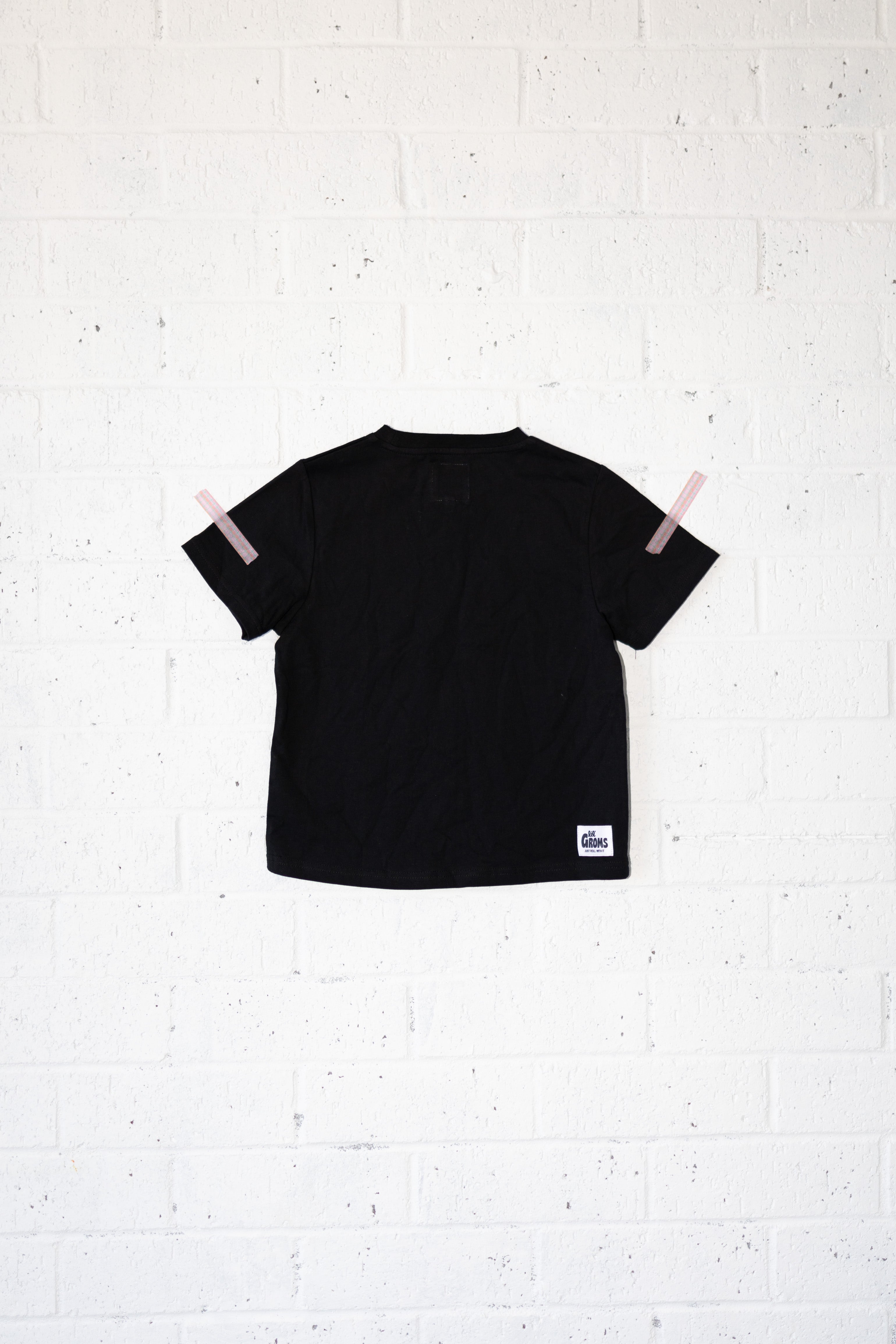 all day everyday black logo tee