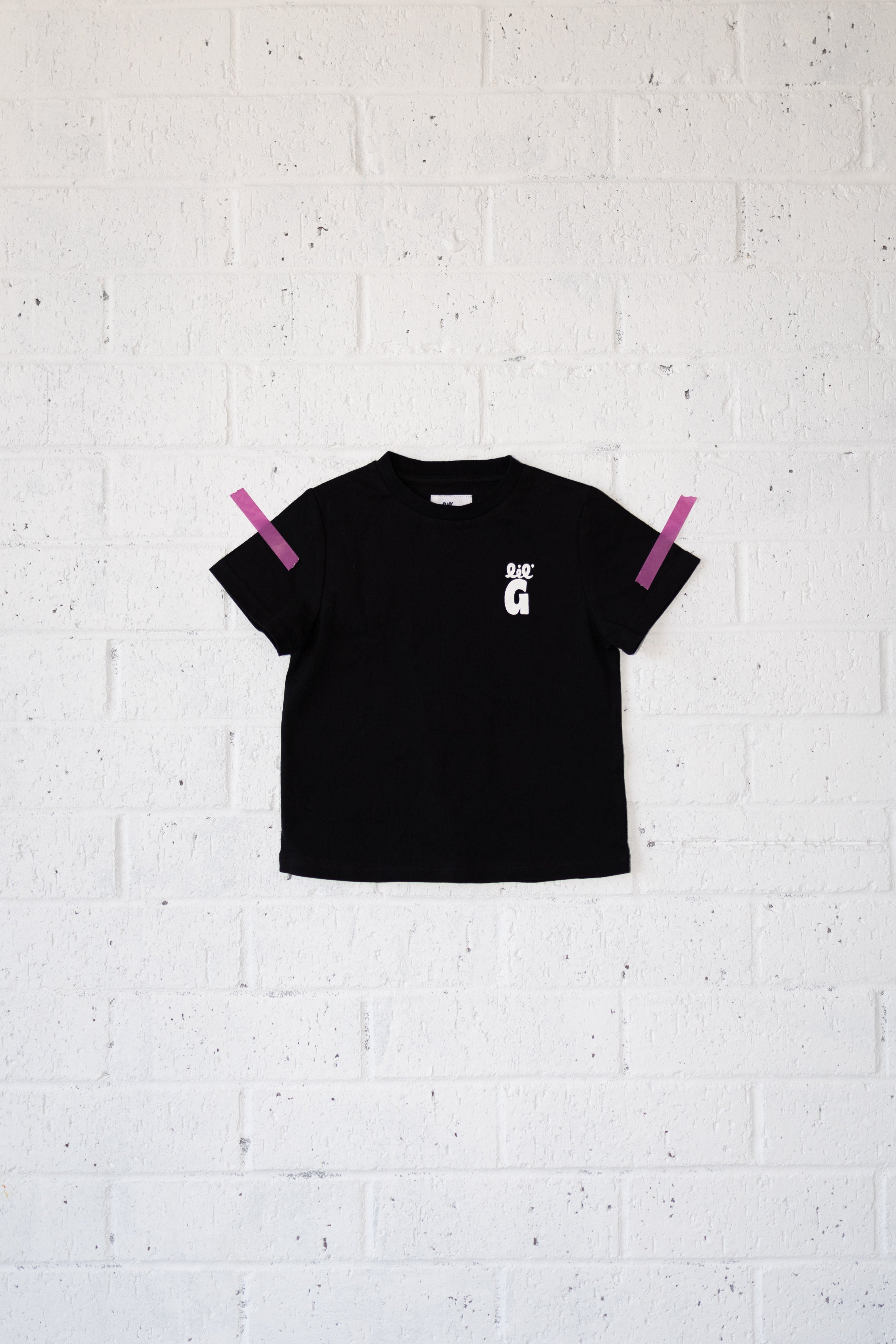 all day everyday black logo tee