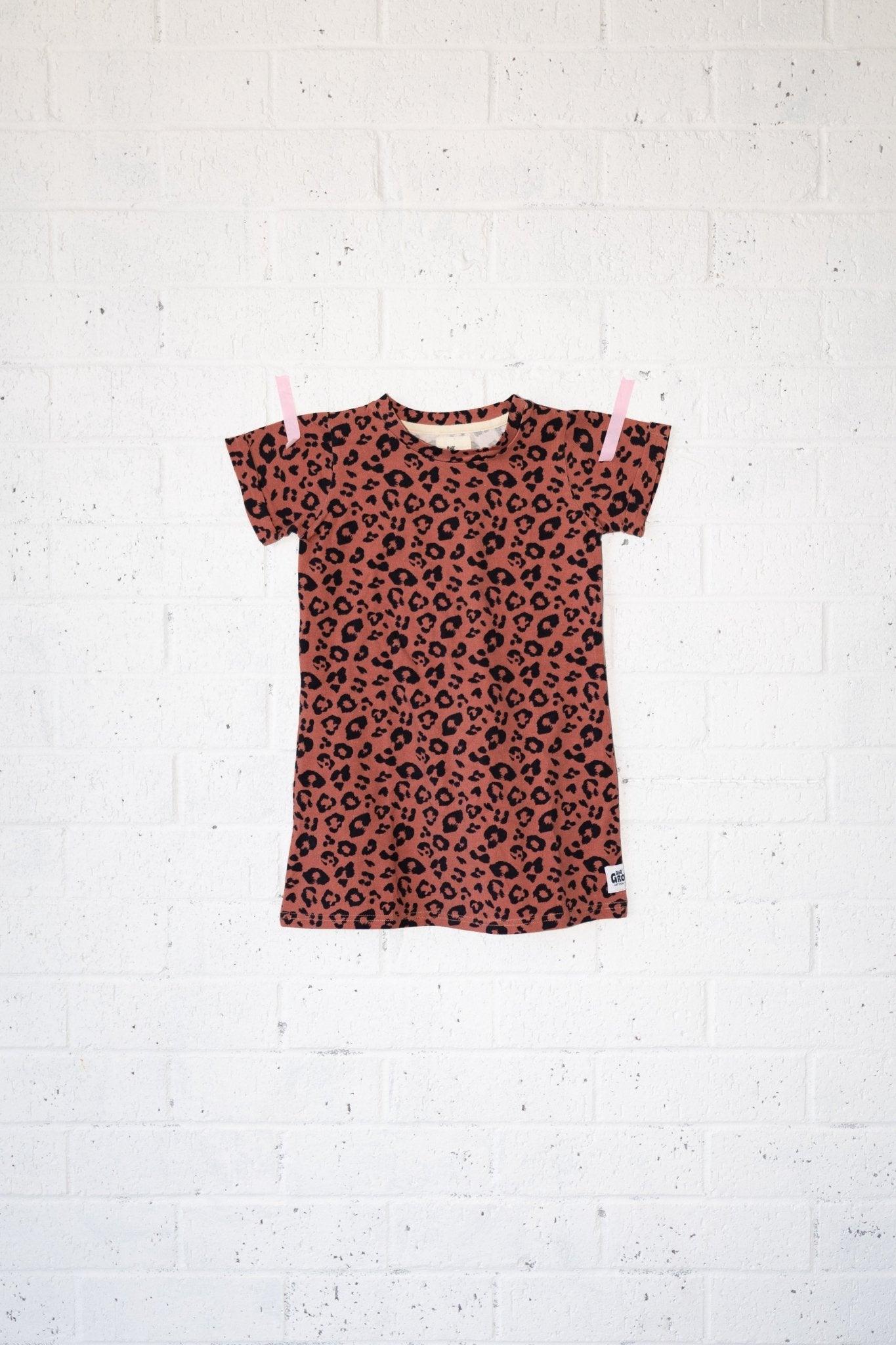 its a jungle out there tshirt dress - Lil Groms Kids Co