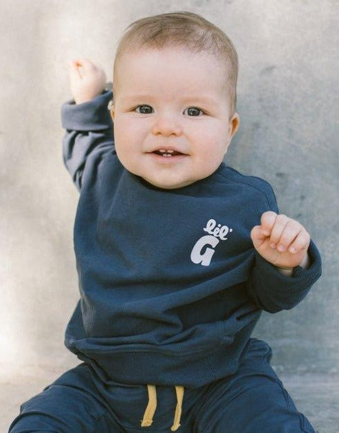 lil g everyday ink lightweight jumper - Lil Groms Kids Co