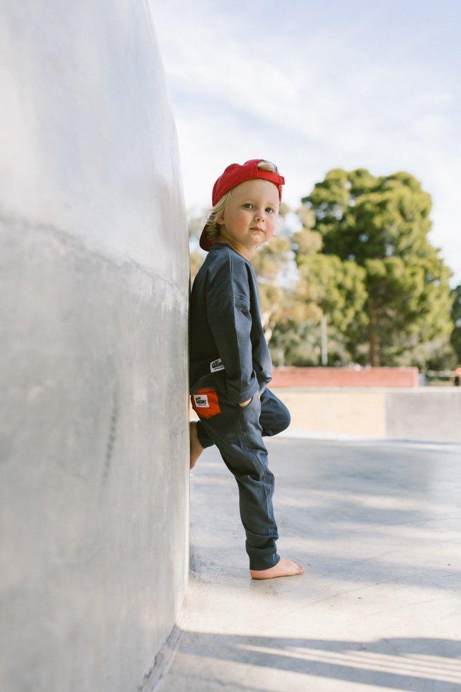 lil g everyday ink pant - Lil Groms Kids Co
