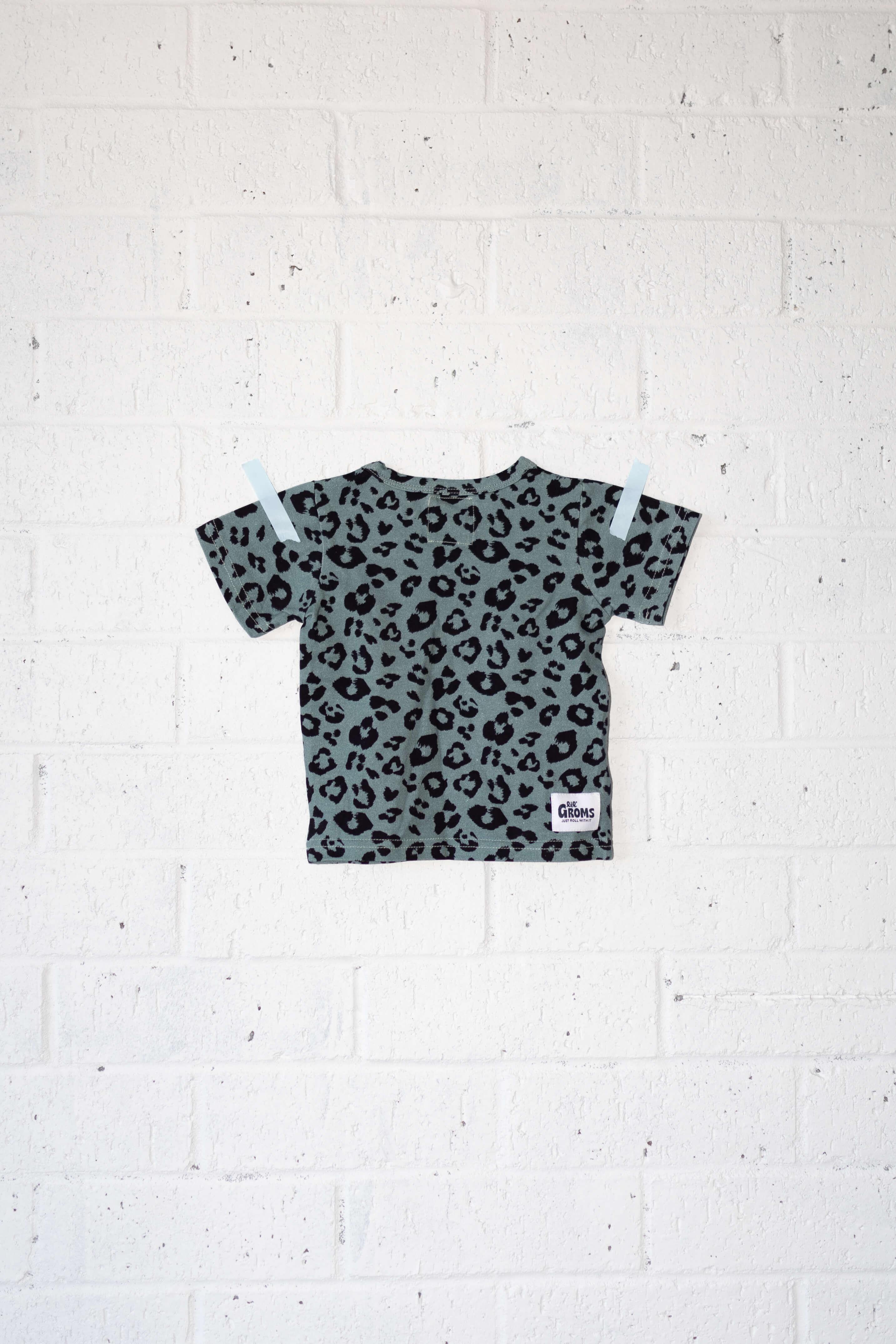 its a jungle out there blue tee and short set - Lil Groms Kids Co