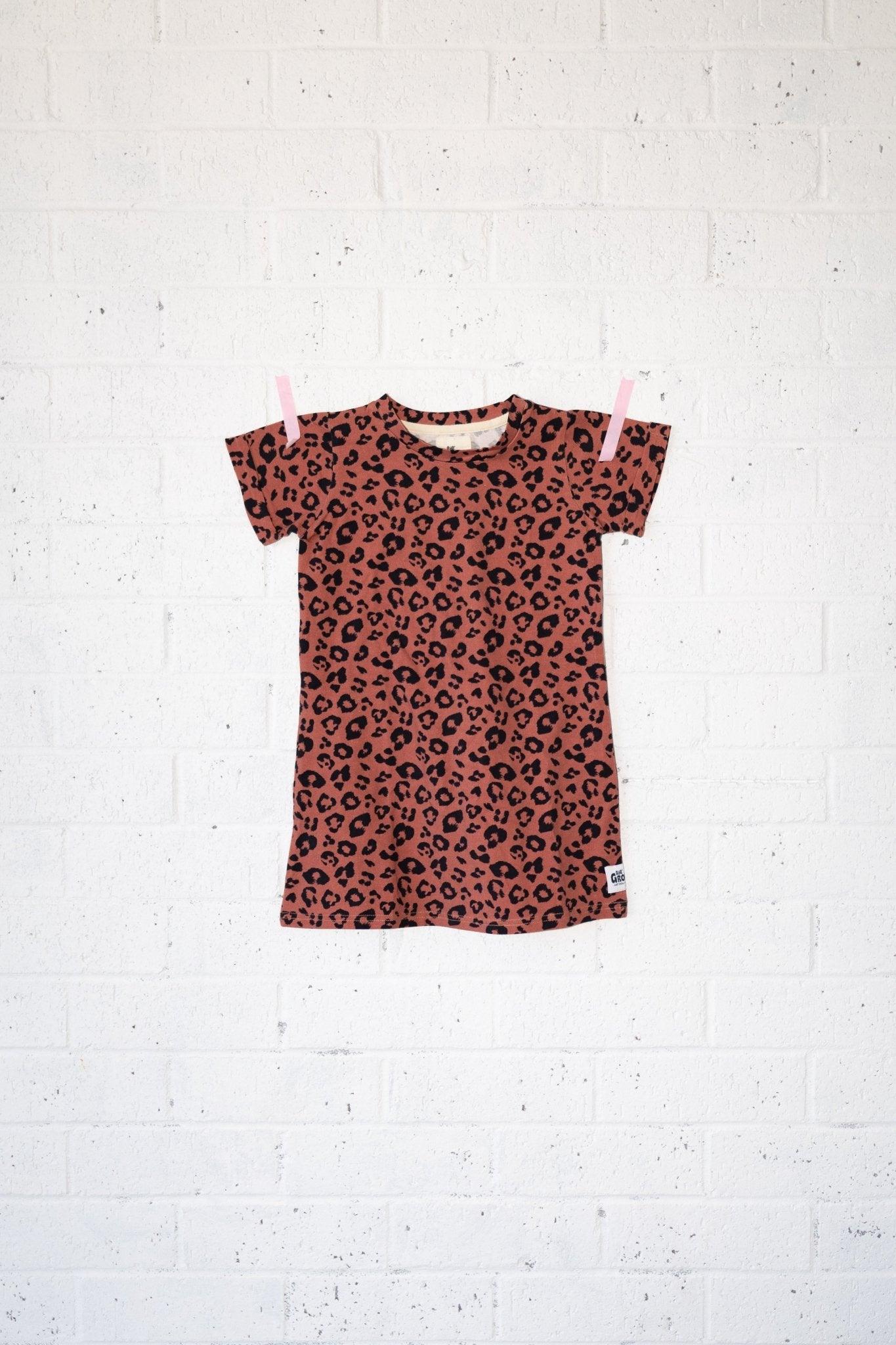 its a jungle out there tshirt dress - Lil Groms Kids Co